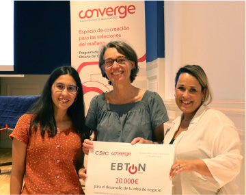 Two IDAEA projects awarded in the CSIC EBTon entrepreneurship program.