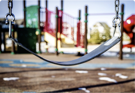 Crumb rubber surfaces in playgrounds and sport fields may release toxic plastics into the air and water.
