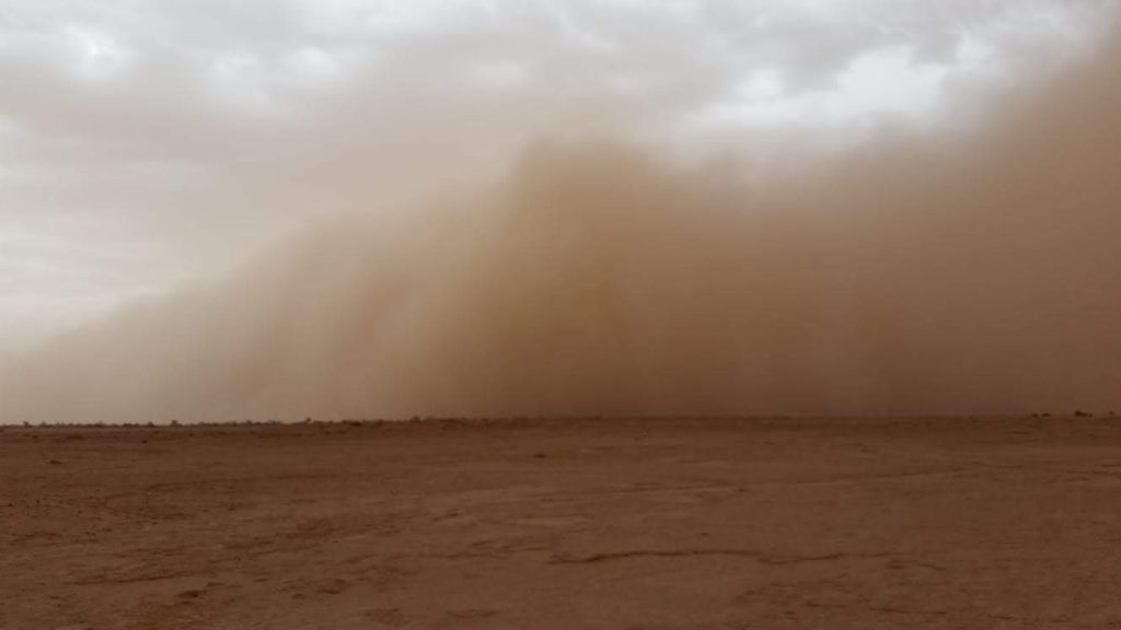 Increase in Saharan dust across Europe limits air quality improvements